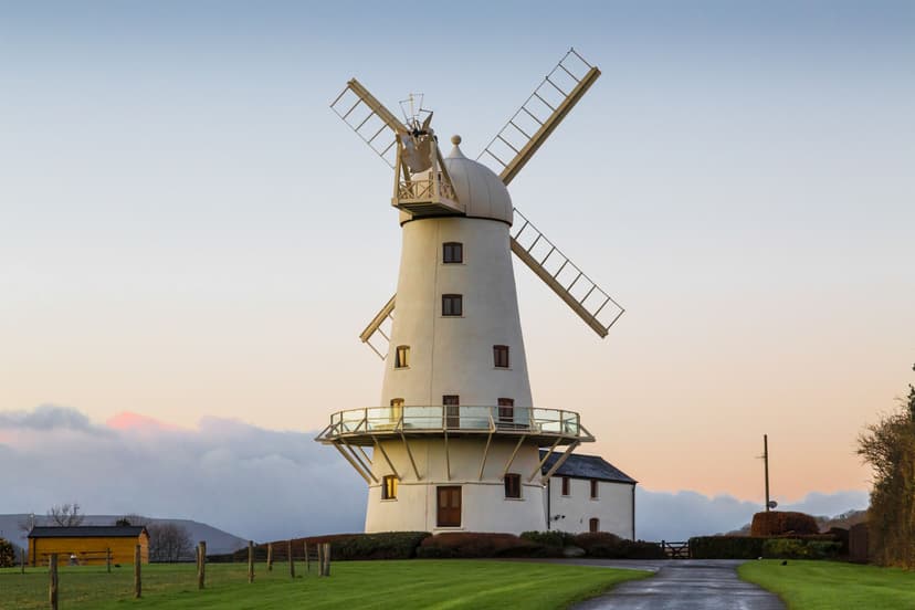 Llancayo Windmill, Near Usk, Monmouthshire